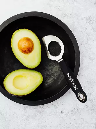MICROPLANE | Avocado Tool 18cm Schwarz / Edelstahl | 